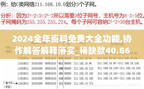 2024全年資料免費(fèi)大全功能,協(xié)作解答解釋落實(shí)_稀缺款40.862