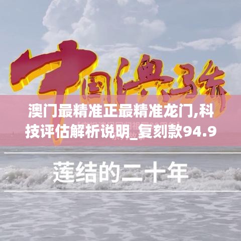 澳門最精準(zhǔn)正最精準(zhǔn)龍門,科技評(píng)估解析說明_復(fù)刻款94.92