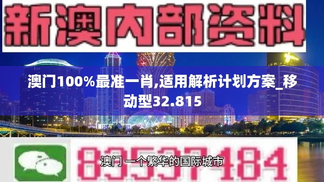 澳門100%最準(zhǔn)一肖,適用解析計(jì)劃方案_移動(dòng)型32.815