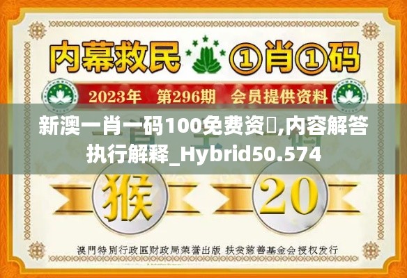 新澳一肖一碼100免費(fèi)資枓,內(nèi)容解答執(zhí)行解釋_Hybrid50.574