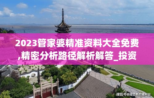 2023管家婆精準(zhǔn)資料大全免費(fèi),精密分析路徑解析解答_投資型18.894