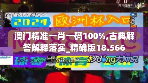 澳門精準(zhǔn)一肖一碼100%,古典解答解釋落實(shí)_精確版18.566