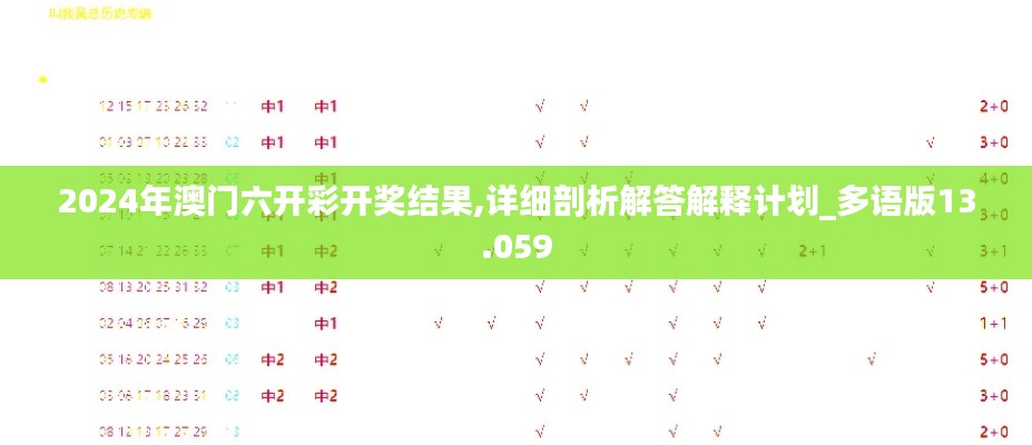 2024年澳門六開彩開獎(jiǎng)結(jié)果,詳細(xì)剖析解答解釋計(jì)劃_多語版13.059