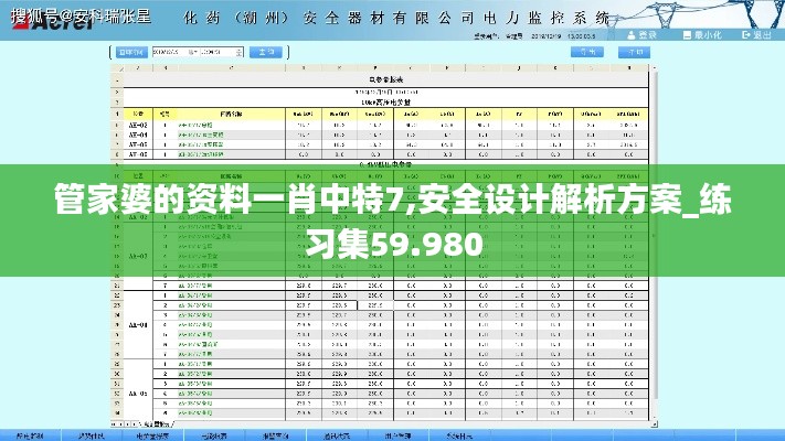 管家婆的資料一肖中特7,安全設(shè)計(jì)解析方案_練習(xí)集59.980