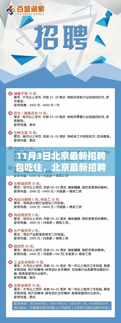 北京最新招聘指南，包吃住全流程詳解，初學(xué)者與進(jìn)階用戶求職必備