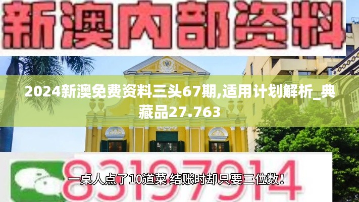 2024新澳免費資料三頭67期,適用計劃解析_典藏品27.763