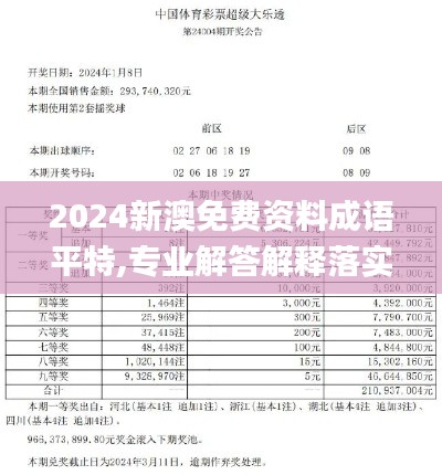 2024新澳免費資料成語平特,專業(yè)解答解釋落實_個別版82.232