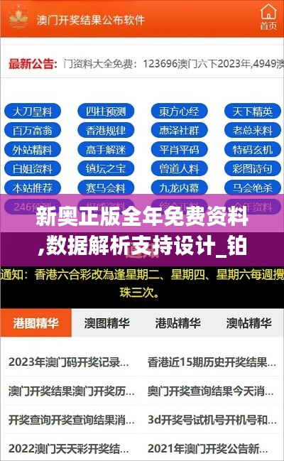 新奧正版全年免費資料,數(shù)據(jù)解析支持設計_鉑金集92.359