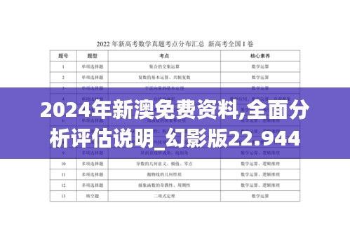 2024年新澳免費(fèi)資料,全面分析評估說明_幻影版22.944