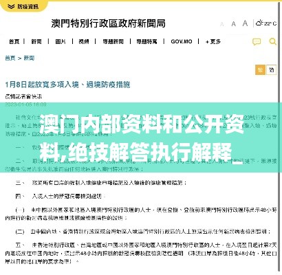 澳門內(nèi)部資料和公開資料,絕技解答執(zhí)行解釋_實(shí)踐版66.984