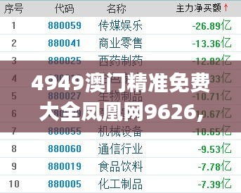 4949澳門精準(zhǔn)免費大全鳳凰網(wǎng)9626,高效推進解釋現(xiàn)象_升級型57.206