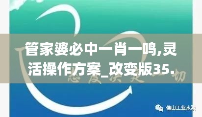 管家婆必中一肖一鳴,靈活操作方案_改變版35.477