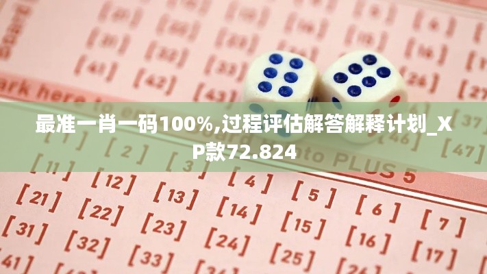 最準(zhǔn)一肖一碼100%,過程評估解答解釋計(jì)劃_XP款72.824