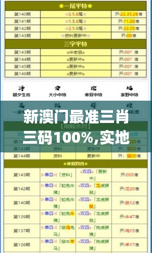 新澳門最準(zhǔn)三肖三碼100%,實(shí)地策略驗(yàn)證計(jì)劃_半成品54.181