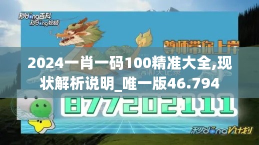 2024一肖一碼100精準(zhǔn)大全,現(xiàn)狀解析說明_唯一版46.794