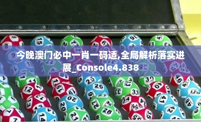 今晚澳門必中一肖一碼適,全局解析落實(shí)進(jìn)展_Console4.838