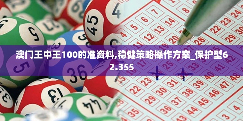 澳門王中王100的準(zhǔn)資料,穩(wěn)健策略操作方案_保護(hù)型62.355