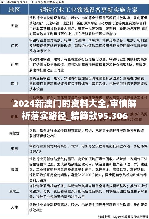 2024新澳門的資料大全,審慎解析落實路徑_精簡款95.306