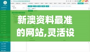 新澳資料最準的網站,靈活設計操作方案_改良款21.314