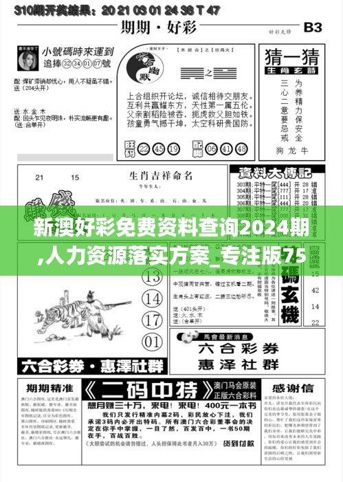 新澳好彩免費(fèi)資料查詢2024期,人力資源落實方案_專注版75.150