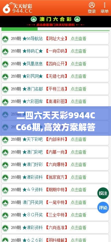 二四六天天彩9944CC66期,高效方案解答實施_活躍制64.453