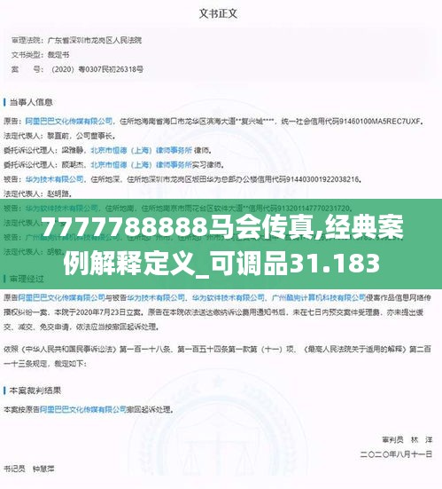 7777788888馬會傳真,經(jīng)典案例解釋定義_可調(diào)品31.183