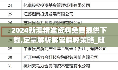 2024新澳精準(zhǔn)資料免費(fèi)提供下載,定量解析解答解釋策略_隨和版86.705