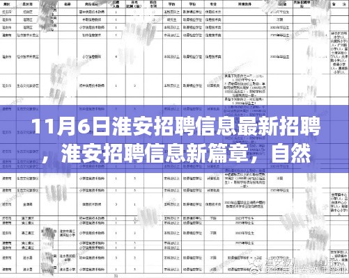 淮安最新招聘動(dòng)態(tài)，自然之旅，尋找內(nèi)心的寧?kù)o與風(fēng)景之旅