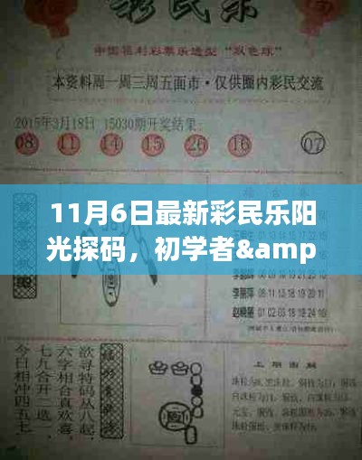 11月6日彩民樂(lè)陽(yáng)光探碼操作指南，適合初學(xué)者與進(jìn)階用戶