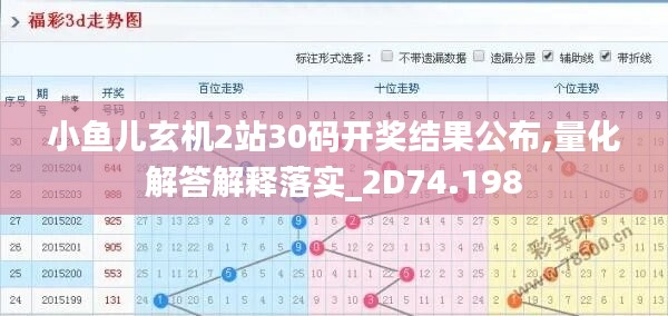 小魚兒玄機2站30碼開獎結(jié)果公布,量化解答解釋落實_2D74.198