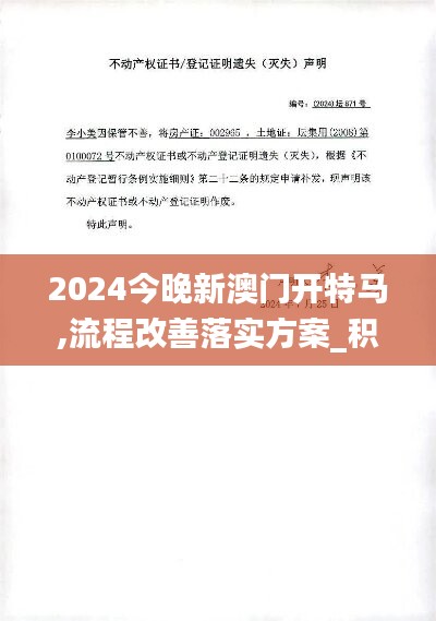 2024今晚新澳門開(kāi)特馬,流程改善落實(shí)方案_積極款37.871