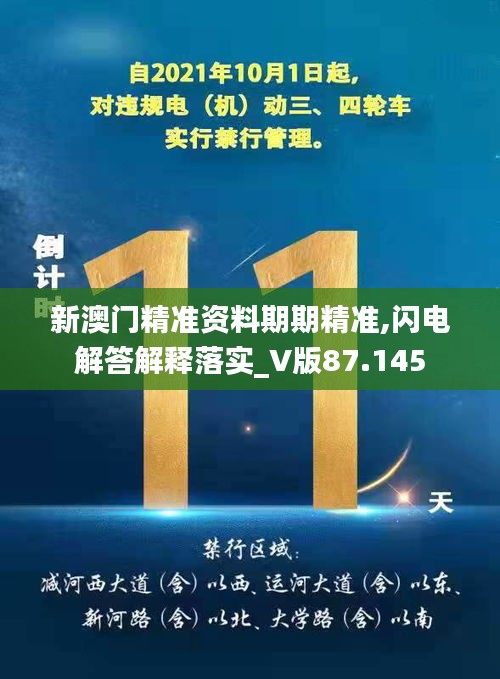 新澳門精準資料期期精準,閃電解答解釋落實_V版87.145