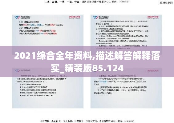 2021綜合全年資料,描述解答解釋落實(shí)_精裝版85.124