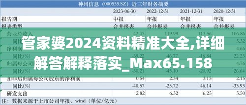 管家婆2024資料精準(zhǔn)大全,詳細(xì)解答解釋落實(shí)_Max65.158