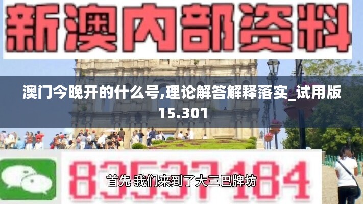 澳門今晚開的什么號(hào),理論解答解釋落實(shí)_試用版15.301