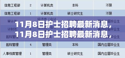 11月8日護(hù)士招聘最新消息，職業(yè)前景、要求與機(jī)遇一覽