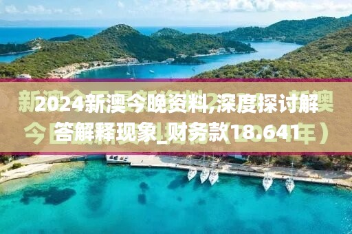 2024新澳今晚資料,深度探討解答解釋現(xiàn)象_財務(wù)款18.641