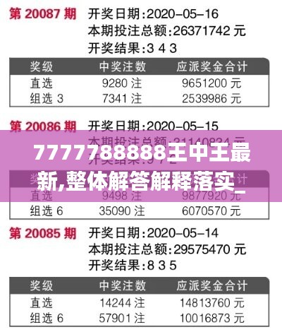 7777788888王中王最新,整體解答解釋落實(shí)_完整版52.450