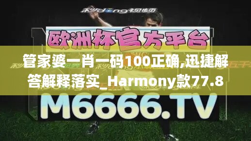 管家婆一肖一碼100正確,迅捷解答解釋落實(shí)_Harmony款77.817