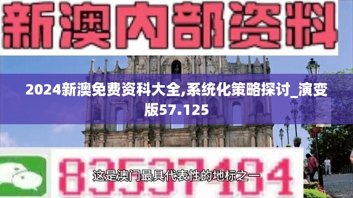 2024新澳免費(fèi)資科大全,系統(tǒng)化策略探討_演變版57.125