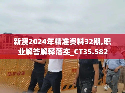 新澳2024年精準資料32期,職業(yè)解答解釋落實_CT35.582