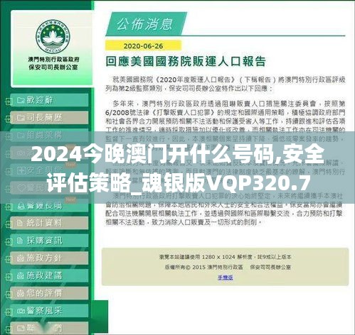 2024今晚澳門開什么號碼,安全評估策略_魂銀版VQP320.7