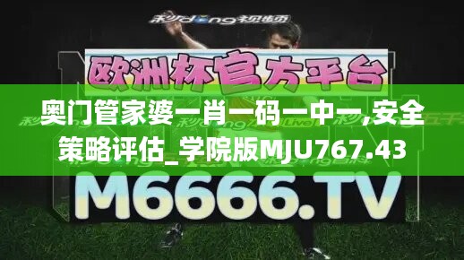 奧門管家婆一肖一碼一中一,安全策略評(píng)估_學(xué)院版MJU767.43