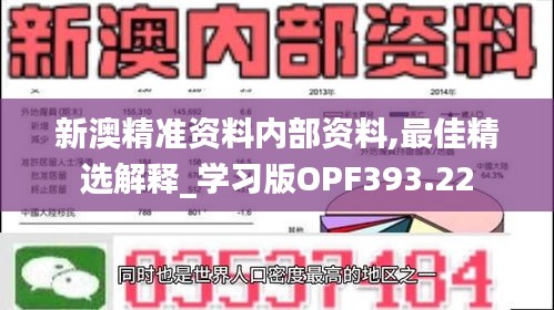 新澳精準(zhǔn)資料內(nèi)部資料,最佳精選解釋_學(xué)習(xí)版OPF393.22