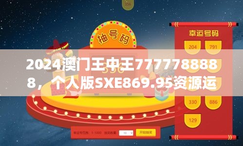 2024澳門王中王7777788888，個(gè)人版SXE869.95資源運(yùn)用策略