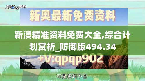 新澳精準(zhǔn)資料免費(fèi)大全,綜合計(jì)劃賞析_防御版494.34