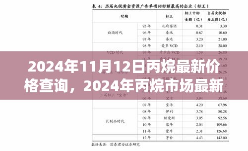 2024年丙烷市場最新價格動態(tài)與行業(yè)趨勢深度解析