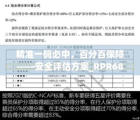 精準一碼必中，百分百保障——安全評估方案_RPR68.108共鳴版