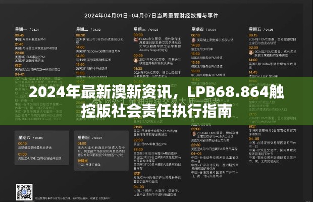 2024年最新澳新資訊，LPB68.864觸控版社會(huì)責(zé)任執(zhí)行指南