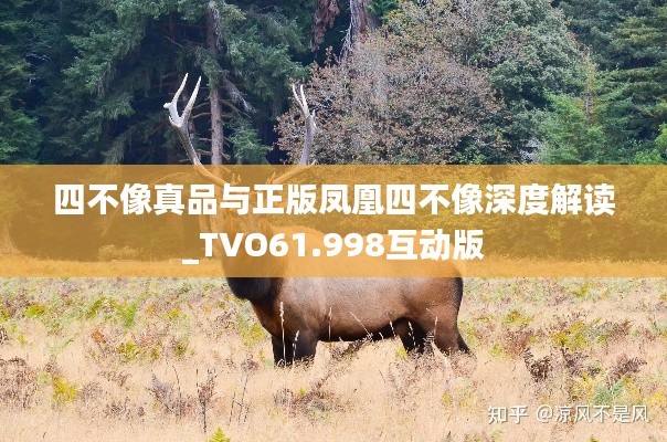 四不像真品與正版鳳凰四不像深度解讀_TVO61.998互動(dòng)版